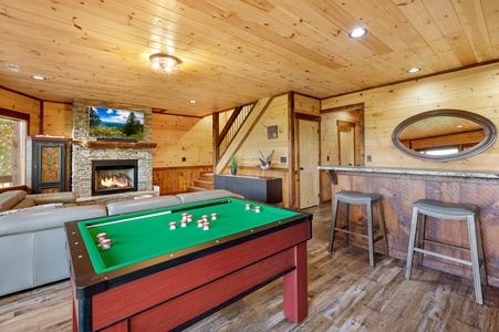 Tysons Peak- Lower Level Living Room