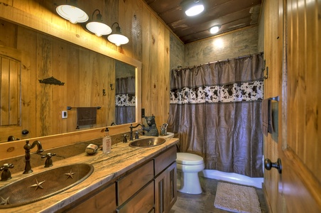 The Vue Over Blue Ridge- Full bathroom