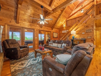 Sunrise on the Ridge - Living Room