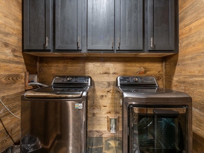 River Joy Lodge- Entry Level Laundry Room