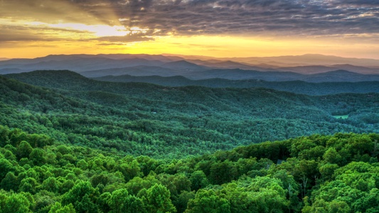 Heavenly Day - Experience a Blue Ridge Sunrise or Sunset