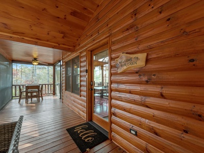 Whispering Pond Lodge -  Cabin Entrance