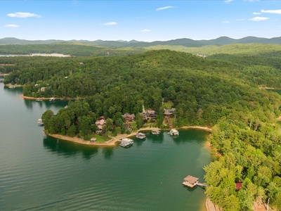 Medley Sunset Cove - Lake Blue Ridge Areial View