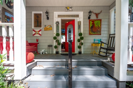 The House on the Hill: Front Steps