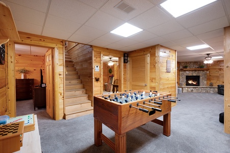Flatcreek Retreat - Lower Level Game Room