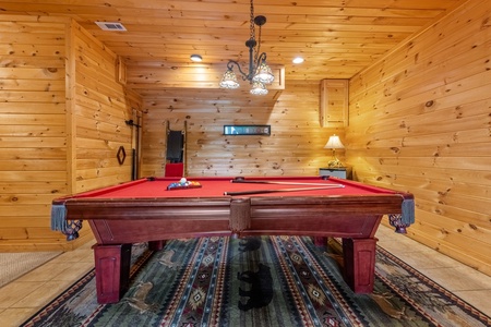 Stargazer - Lower Level Pool Table