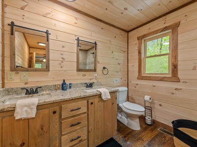Fern Creek Hollow Lodge - Entry Level King Bedroom's Bathroom