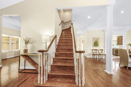 Blue Ridge Lakeside Chateau - Main Staircase