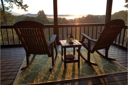 Sunrise on the Ridge- Master Bedroom Balcony Morning View