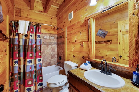 Papa Bear's Den - Entry Level Shared Bathroom