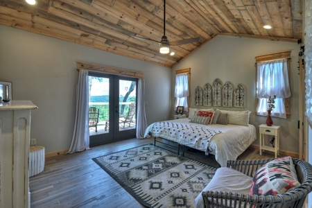 Once In A Blue Ridge: Master Bedroom