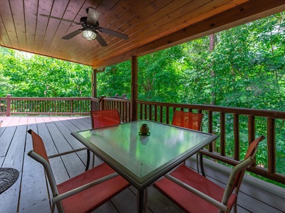 Hillside Hideaway - Deck Dining Table