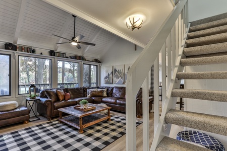 Lake View Bliss - Living Room