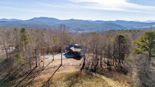 The Peaceful Meadow Cabin- Aerial