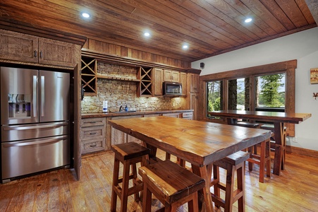 Nottely Island Retreat - Lower Level Kitchen