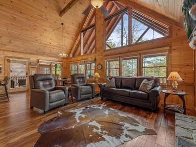 Whispering Pond Lodge -  Living Room