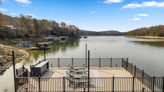 Blue Ridge Bliss - Dock's Upper Deck View