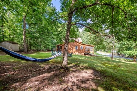 The Loose Caboose - View from Hammock