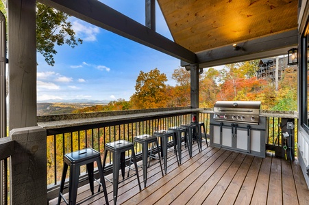 Wine Down Ridge - Entry Level Deck Grilling Station