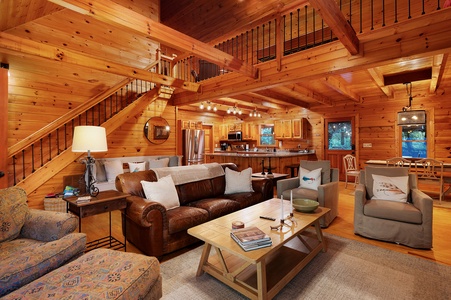 Cartacay River Retreat - Entry Level Living Room