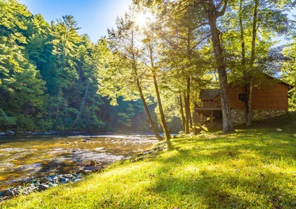 Rivers DLite - Cabin and Toccoa River view