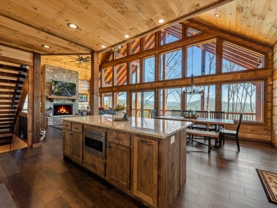 Tranquil Escape of Blue Ridge - View from Kitchen