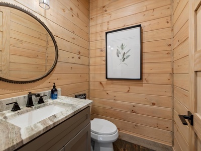 Bluetiful- Entry level shared bathroom