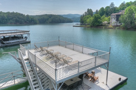 Jump Right In- Private boat dock view