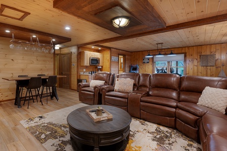 Goose Island Retreat - Lower Level Entertainment Area