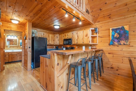 Bearfoot Lodge - Kitchen Area