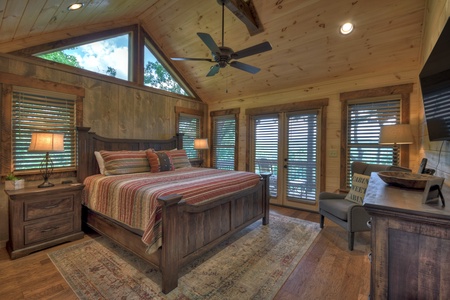 A Perfect Day- Upper level king master suite