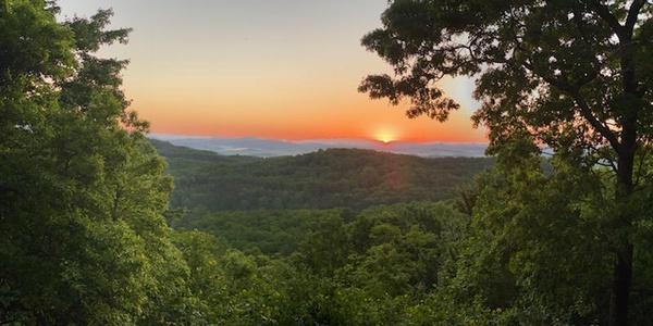 Early Rise- Dusk View from Deck