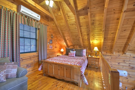 All Aboard- The loft bedroom