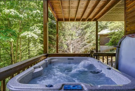 Brown Bear Vista - Lower Level Covered Hot Tub
