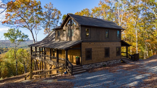 Eagle Ridge - Front View of Cabin