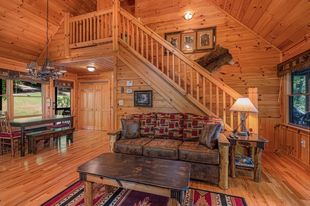 Wise Mountain Hideaway - Upstairs to Primary Bedroom Suite