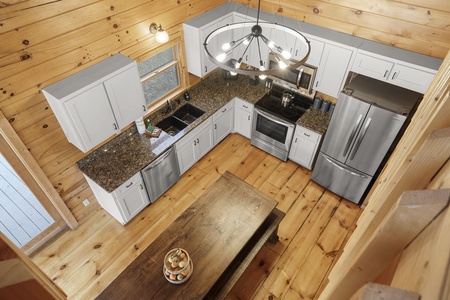 Lake Ridge - Kitchen Catwalk View