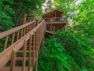 A Little Stoney River - Cabin View from River