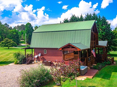 Take Me to the River View of Cabin