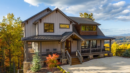 Wine Down Ridge - Front View of Property