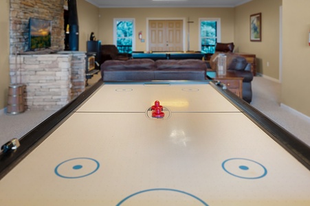 Ritz on The Rocks - Lower Level Entertainment Area Air Hockey Tableockey Table