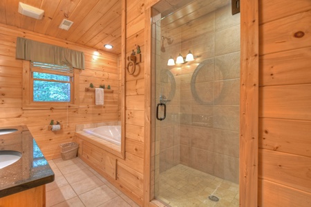 Stoney Creek Retreat - Upper Level Primary Bathroom Shower
