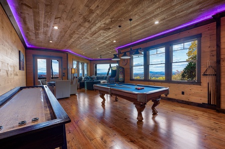 Wine Down Ridge - Lower Level Entertainment Room