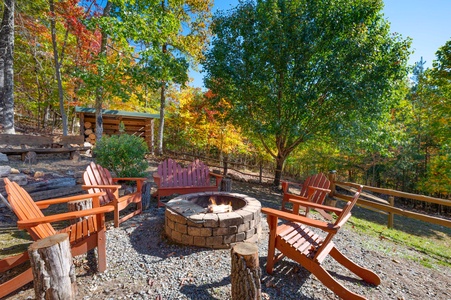 Panoramic Paradise: Fire Pit