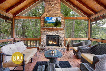 Tysons Peak- Entry Level Deck Fireplace