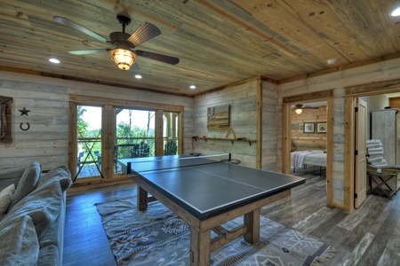 Once In A Blue Ridge: Lower-level Game Room