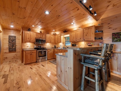 Soaring Hawk Lodge - Entry Level Kitchen