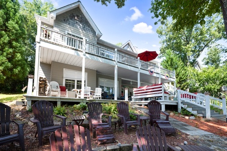 Lakeview Lounge - View from Outdoor Fireplace