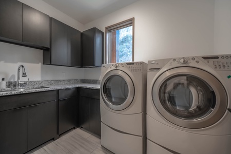 Capstone- Lower level laundry room