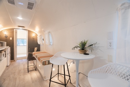 Easy Tiger - Airstream dining area